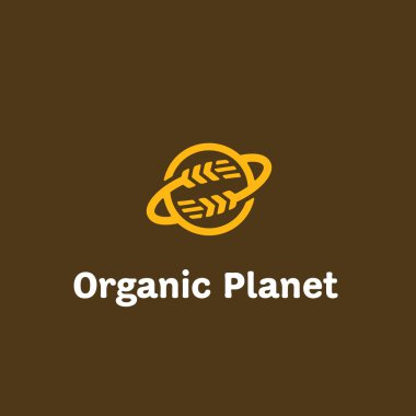 Organik Gezegen Orijinal Grafik Sembolü
