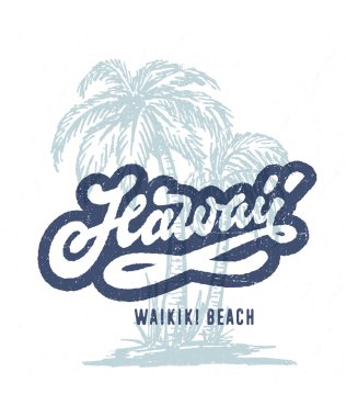 Hawaii T shirt Tasarım