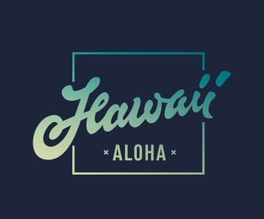 Hawaii T shirt Tasarım