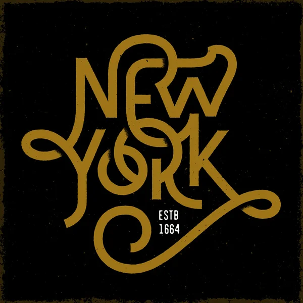 Diseño de Nueva York . — Archivo Imágenes Vectoriales
