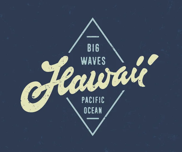 Hawaii T shirt Design — Stock Vector