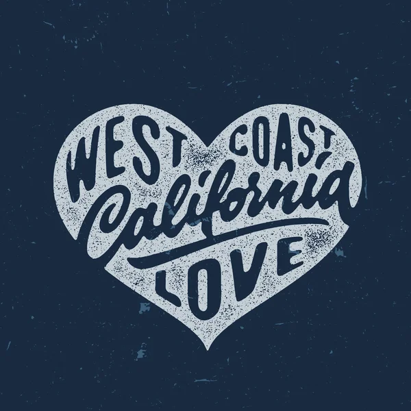 California Love grafikus — Stock Vector