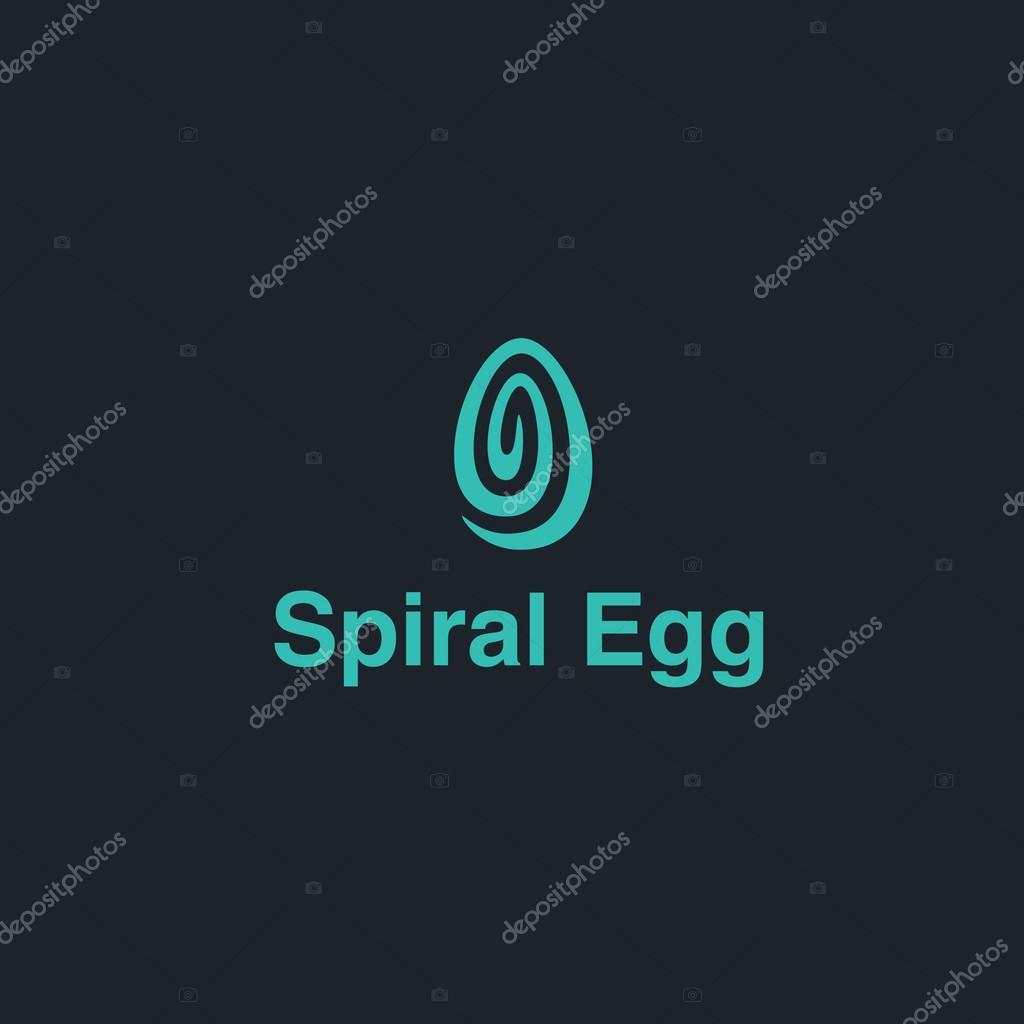 Cosmic World Egg Conceptual Minimal Symbol. Memorable Visual Metaphor. Represents the Concept of Creation, Maternity, Rebirth, Progress, Reproduction, Fertility, Dynamic Movement, Expanding Energy etc