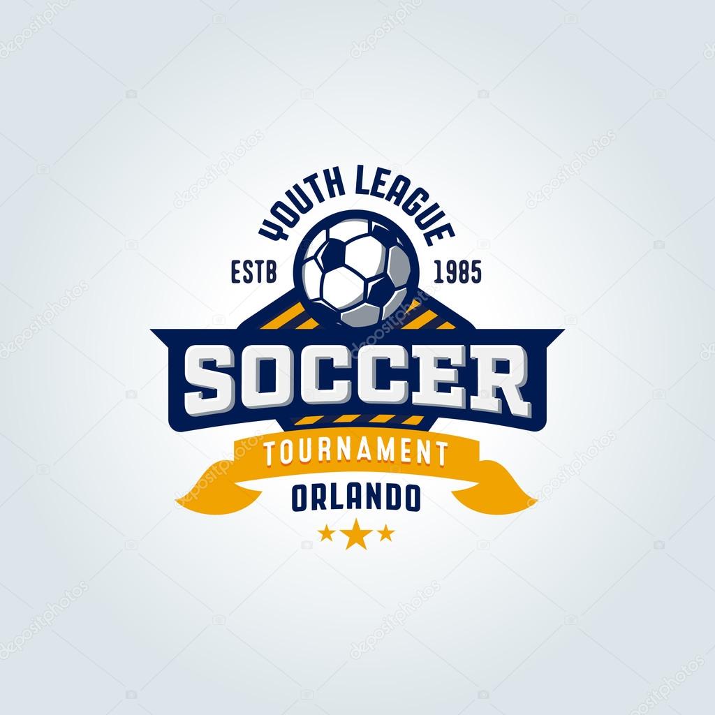Set of Soccer Football Badges Logo Design Templates