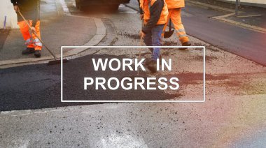 Arkaplan olarak işçileri içeren 