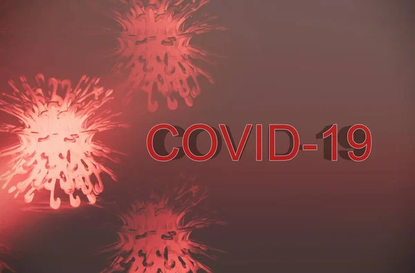 Görüntü Kanın Mikroskop Altında Grip Covid Virüs Hücresi Coronavirus Covid — Stok fotoğraf