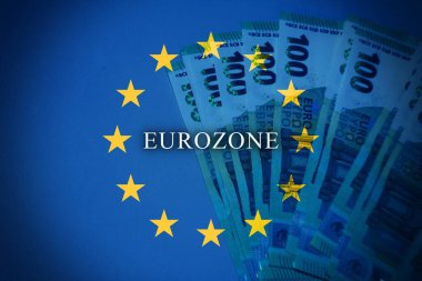 Ekonomik bütünleşme ve finansmanı sembolize eden 