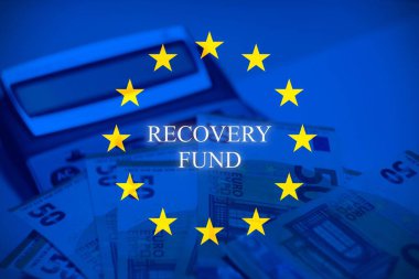 Avrupa Birliği 'nin Yeni Nesil AB iyileşme programını gösteren kavramsal mali tablo