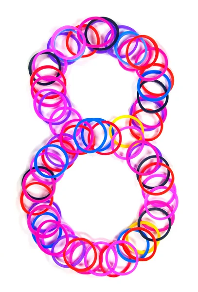 Colorful rubber band No.8 — Stock Photo, Image