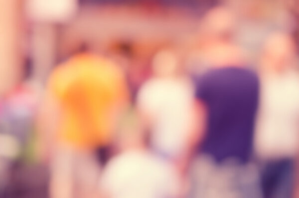Размытие людей, идущих в торговом центре торговый центр абстрактный фон
.