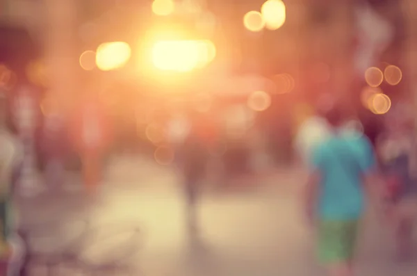 Blur people walking in shopping center mall abstract background. — Stock Photo, Image