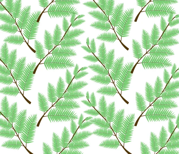 자연 녹색 잎 손 패턴 배경 그리기. — 스톡 사진
