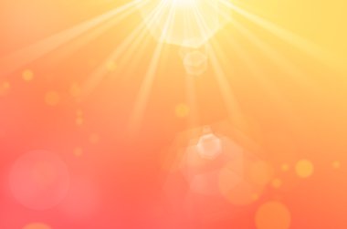 Bokeh güneş ışığı arka plan.