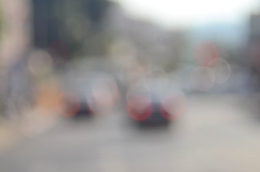 Trafik yol taşıma soyut backgroud bulanıklık.