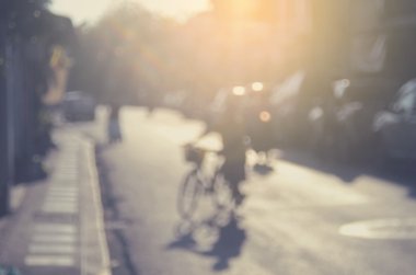 Trafik yol taşıma soyut backgroud bulanıklık.