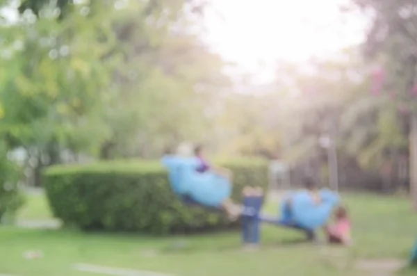 Verschwimmen Spielplatz abstrakten Hintergrund. — Stockfoto