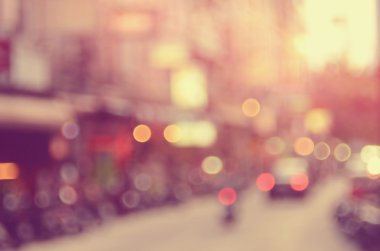 Trafik yol taşıma soyut backgroud bulanıklık.