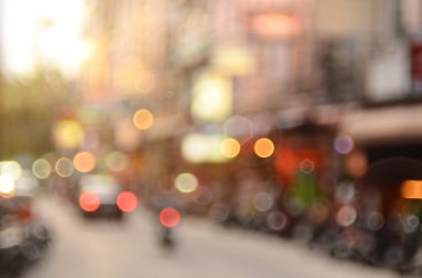 Trafik yol taşıma soyut backgroud bulanıklık.