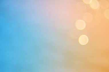 Bokeh dalga plaj arka plan bulanıklık.