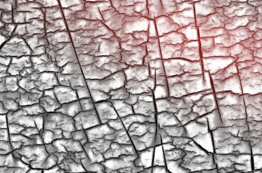 Eski turuncu metal doku arka plan çatlamak.