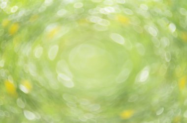 Girdap yeşil doğa bokeh açık renkli.