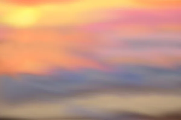 模糊热带夕阳波海滩抽象背景. — 图库照片