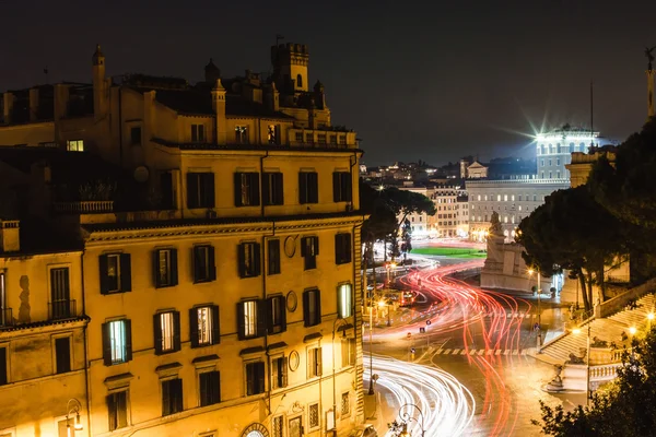 Roma à noite. Itália — Fotografia de Stock