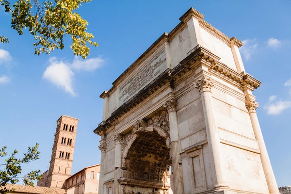 Titusbågen. Forum Romanum — Stockfoto