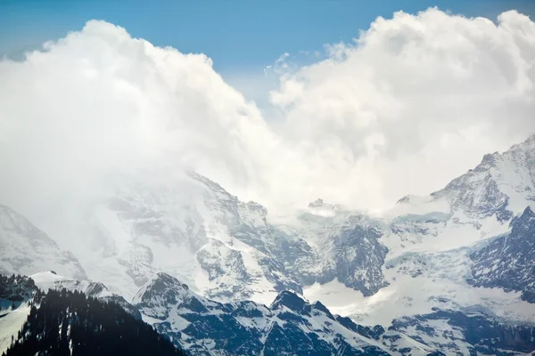 Alpes alpines paysage de montagne, sommet de l'Europe, Suisse — Photo
