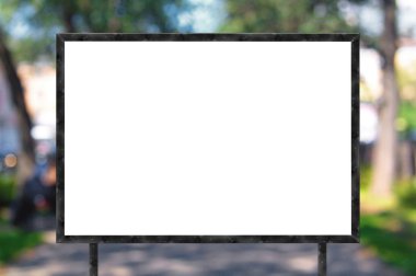 odaklanmamış sokak zemin üzerine ahşap çerçeve ile boş başlık