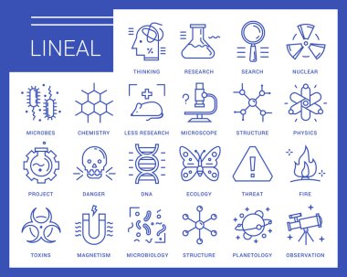 Modern bir tarz çizgi vektör simgeleri.