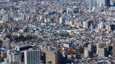 Havadan görünümü taç konut alanı