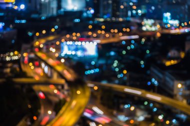 Gece bulanıklık yol kavşak yüksek