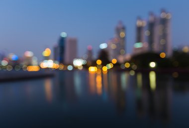 bokeh hafif ofis binası arka plan