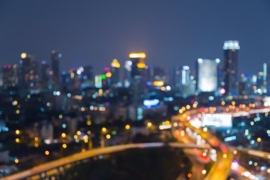 Soyut bulanık bokeh otoyol deyimleri