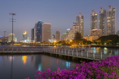 Ofis gece görünümü genel Park Binası