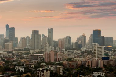 Bangkok şehir şehir, Tayland Hava görünümünü cityscape