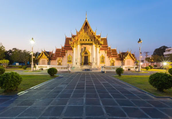 Tempio di marmo, Thailandia punto di riferimento — Foto Stock