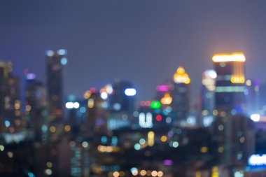 Bulanık bokeh ışıklar arka plan, Ofis Binası 