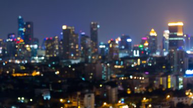 Bokeh ışıklar şehir office arka plan bulanık