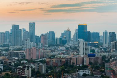 Havadan görünümü Merkezi şehir şehir merkezinde