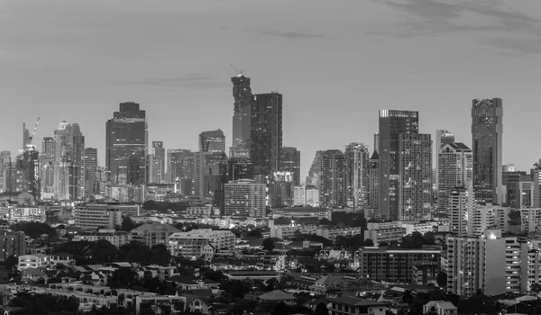 Black and White, City and office building