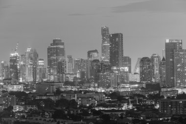 Bangkok şehir merkezine çok yakın görünümü merkezi iş