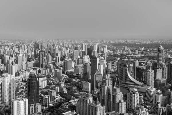 Vista real Bangkok central de negócios no centro da cidade, Tailândia — Fotografia de Stock