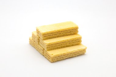 Tatlı krem gözleme yığını