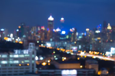 Bulanık ışıklar şehir office bokeh