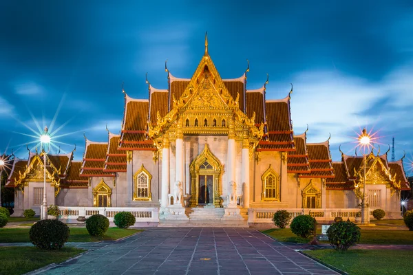 Marmurowa świątynia bangkok — Zdjęcie stockowe