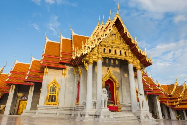 Marmeren tempel, Bangkok Thailand — Stockfoto