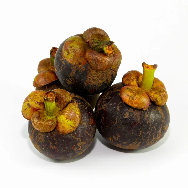 Tropisk frukt - Mangostan — Stockfoto