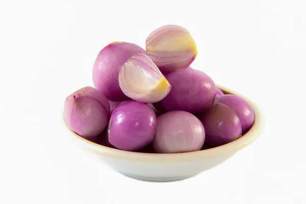 Close-up of fresh red onions — Stock Photo, Image